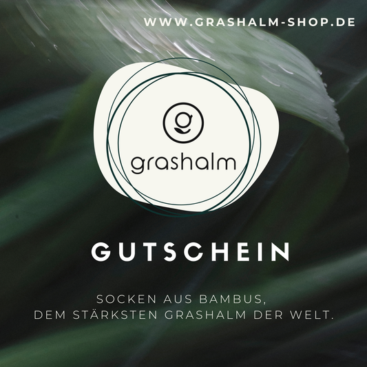 Gutschein für nachhaltige Socken im grashalm-shop